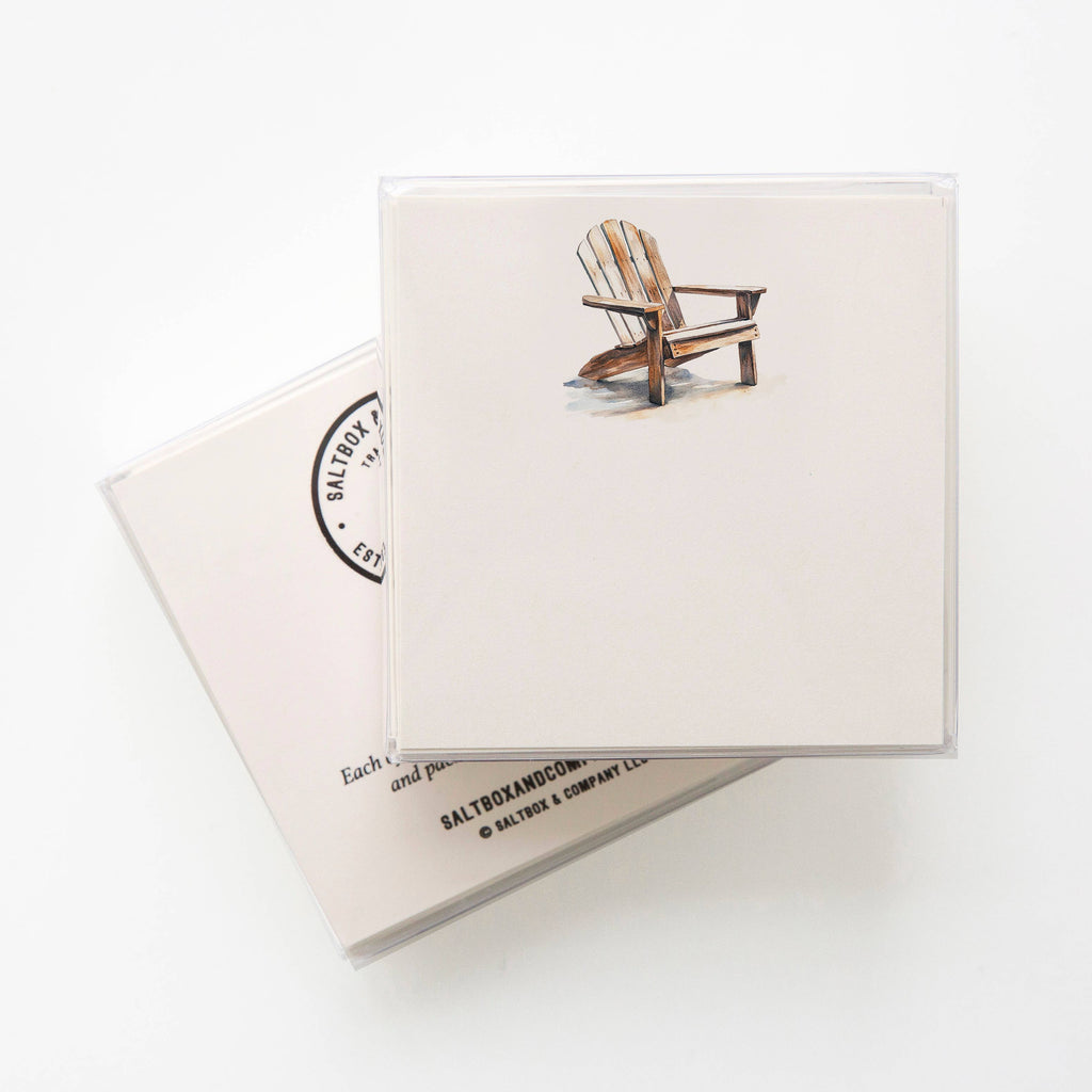 Adirondack Chair Mini Notes | Set of 50