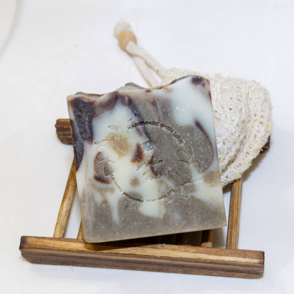 Rugged Cedar, Patchouli & Bergamot Vegan Soap | 4 oz