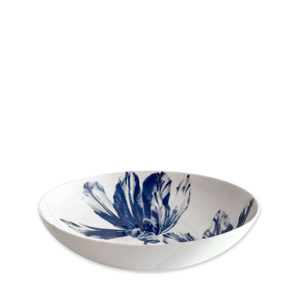 Tulip Entrée Bowl — Blue Floral