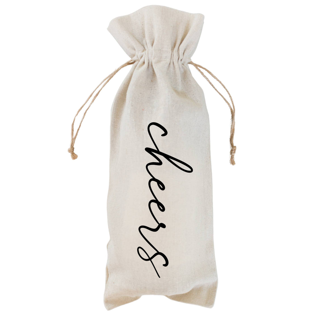 Cheers Wine Bag: Natural Cotton/Linen
