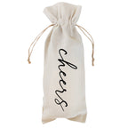 Cheers Wine Bag: Natural Cotton/Linen