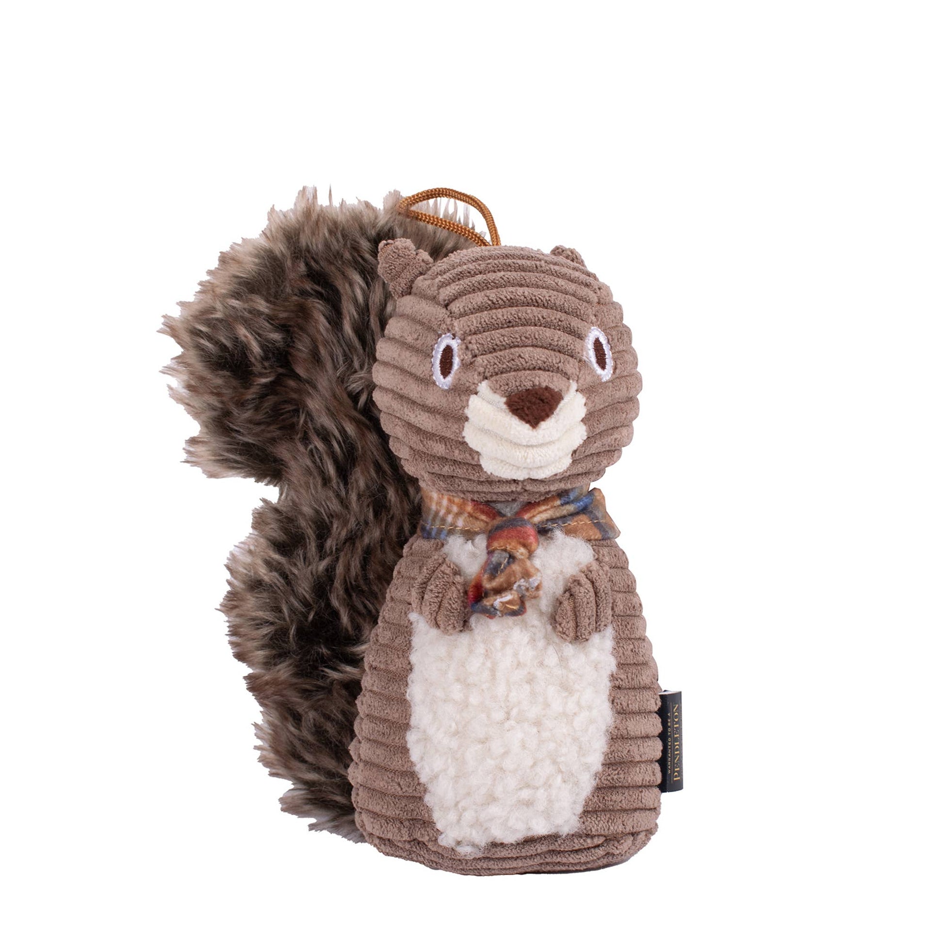 Pendleton Plush Squirrel Dog Toy — Large