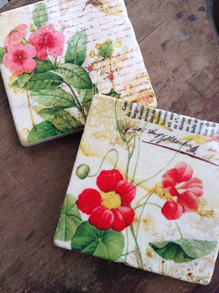 Grace’s Garden Stone Coaster | Single