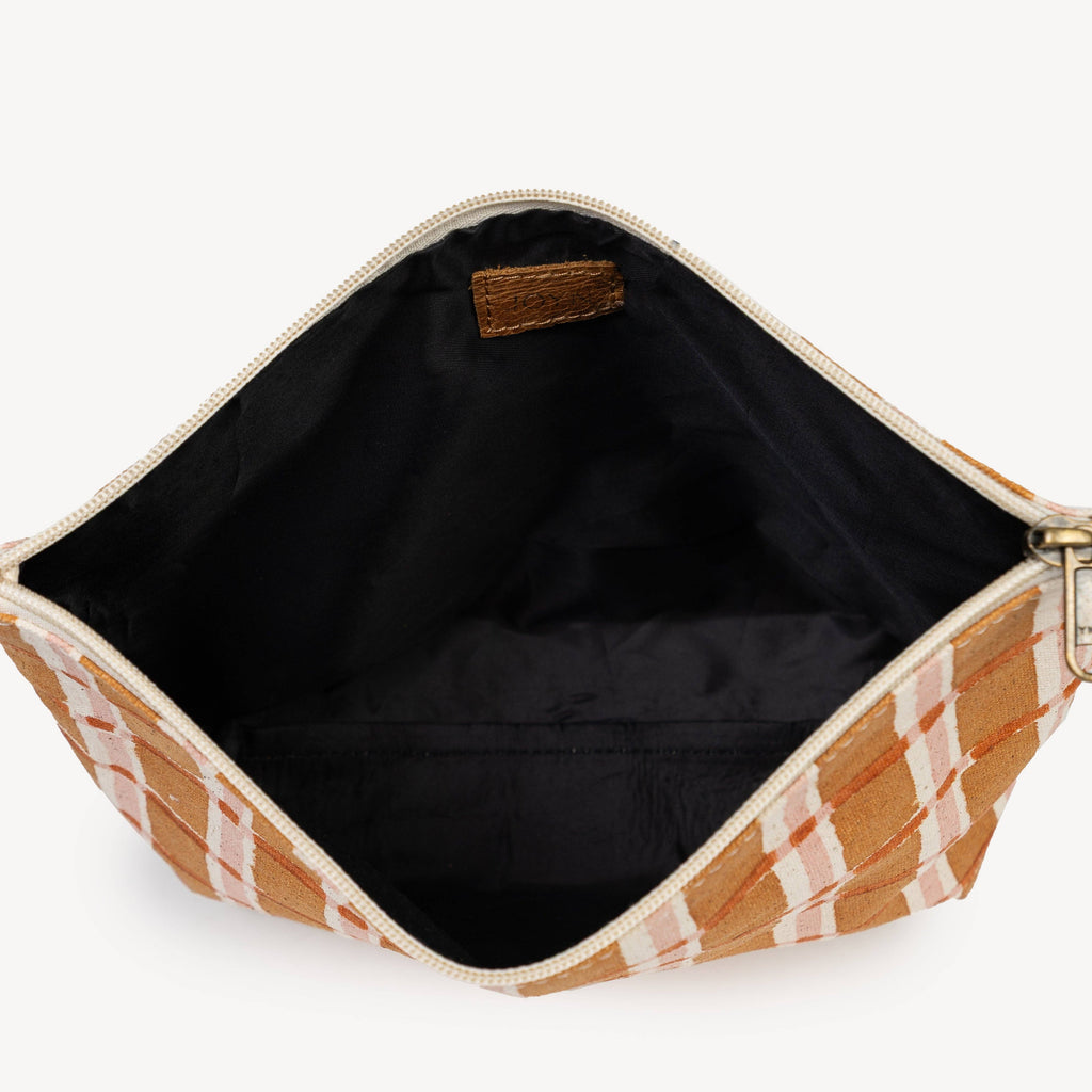 Ember Plaid Large Waterproof Pouch