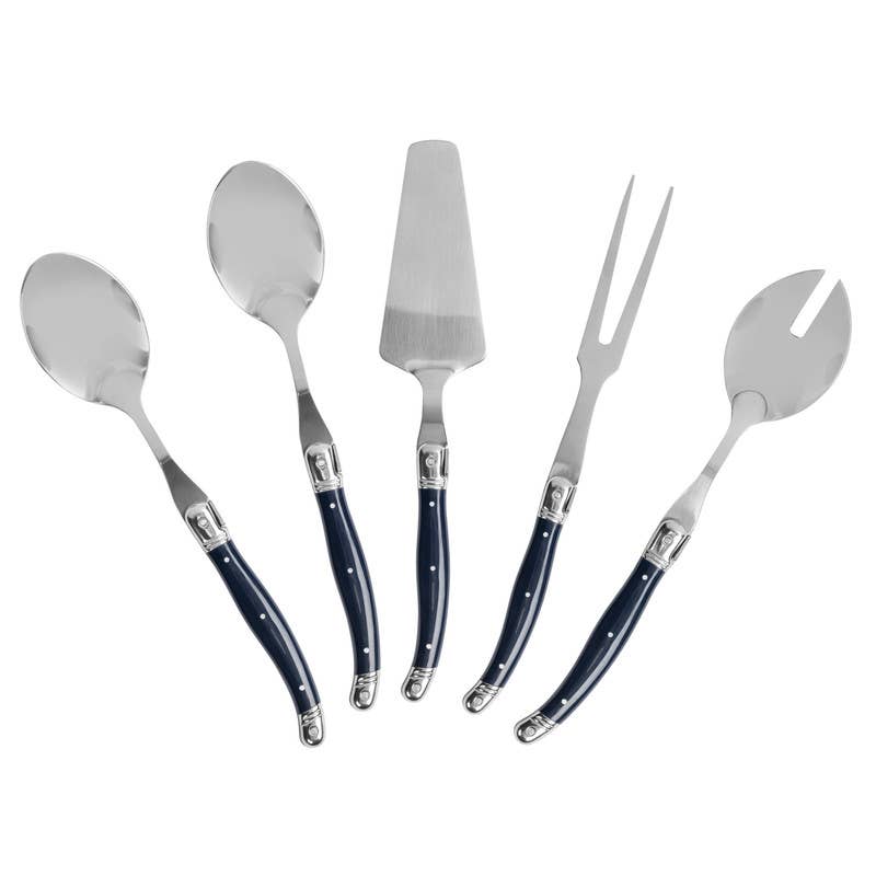 5-Piece Laguiole Hostess Set – Navy Blue
