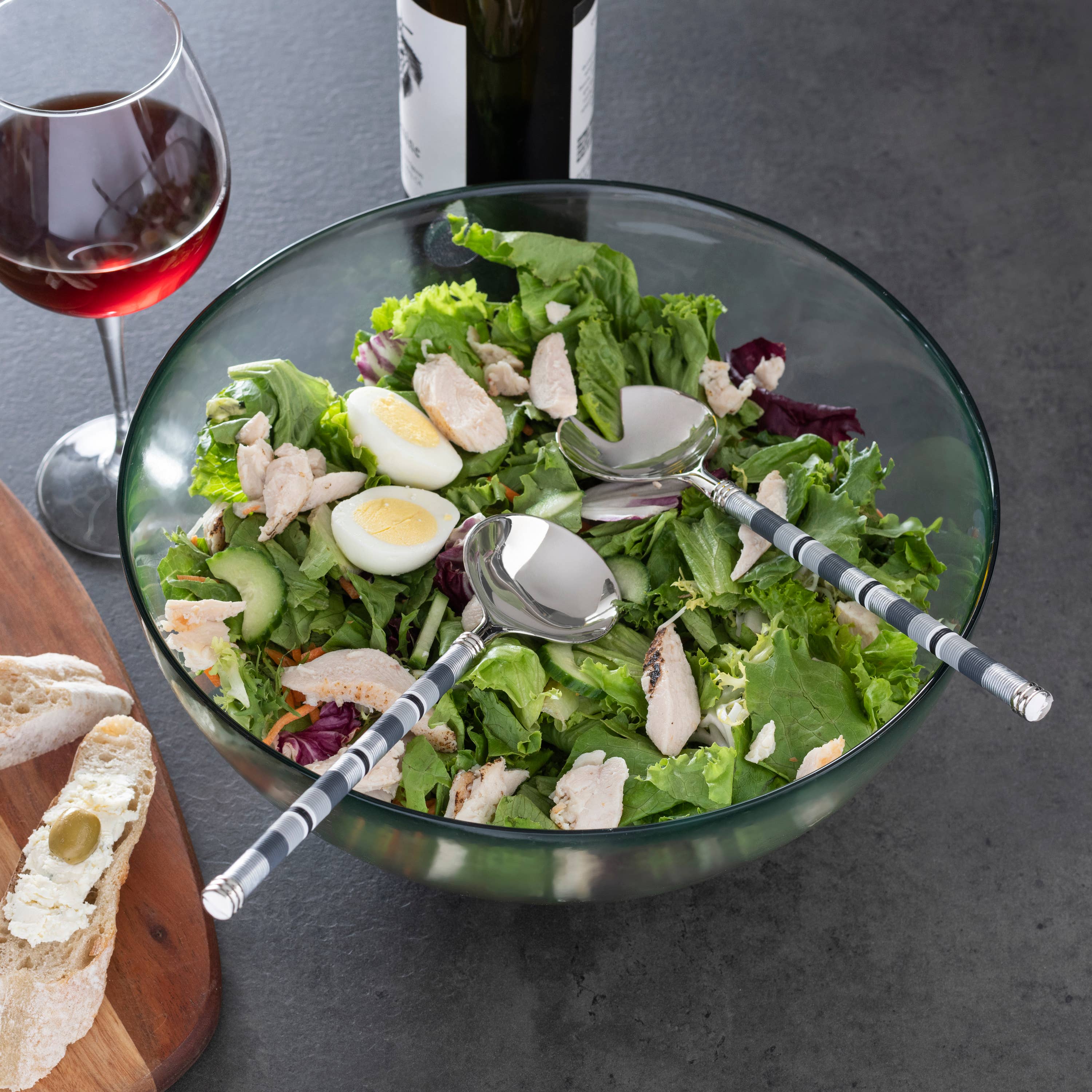 Jubilee Salad Servers - Shades of Graphite 