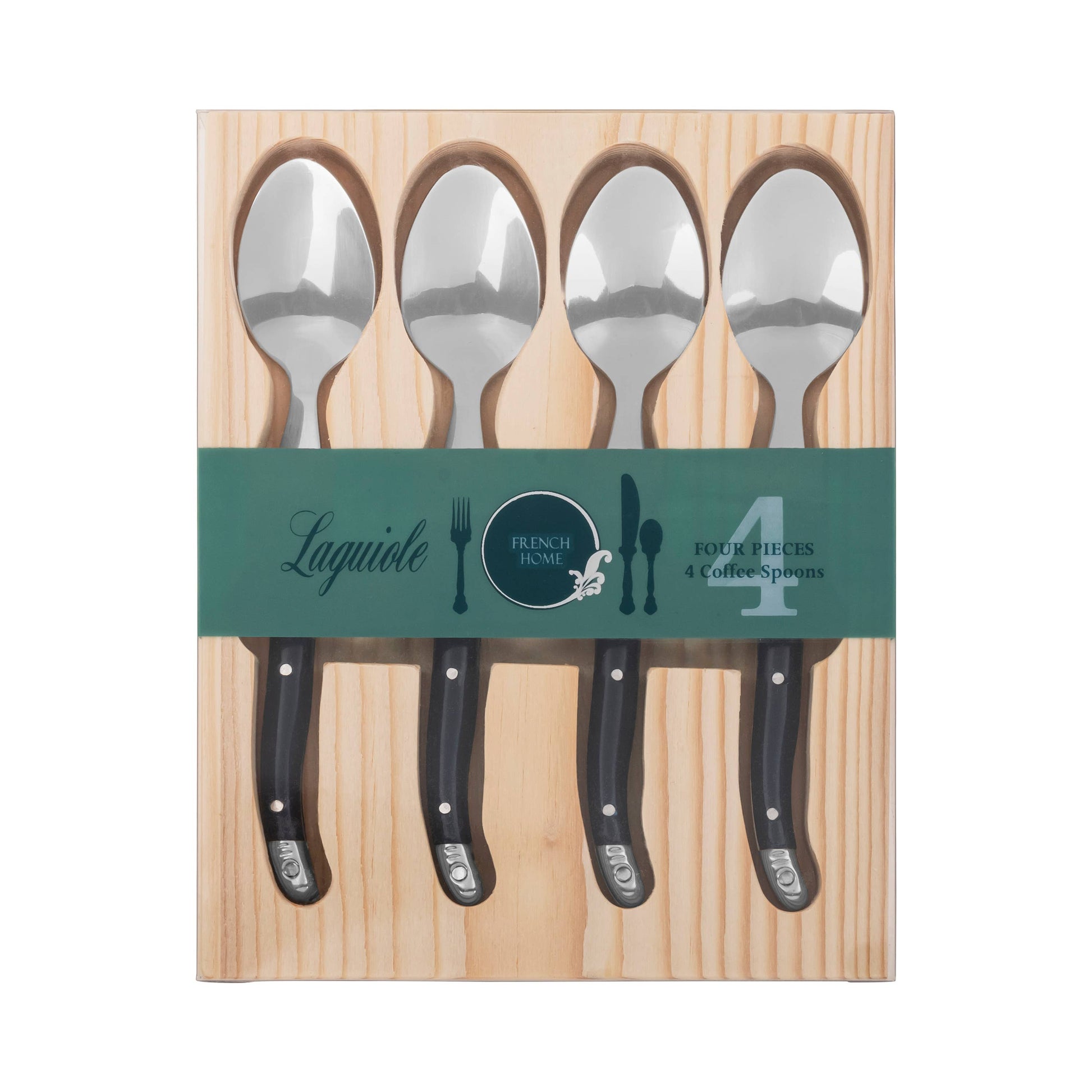 Laguiole Coffee Spoons – Set of 4 | Navy