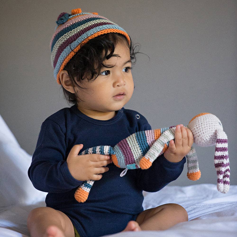 Boho Baby Rainbow Beanie