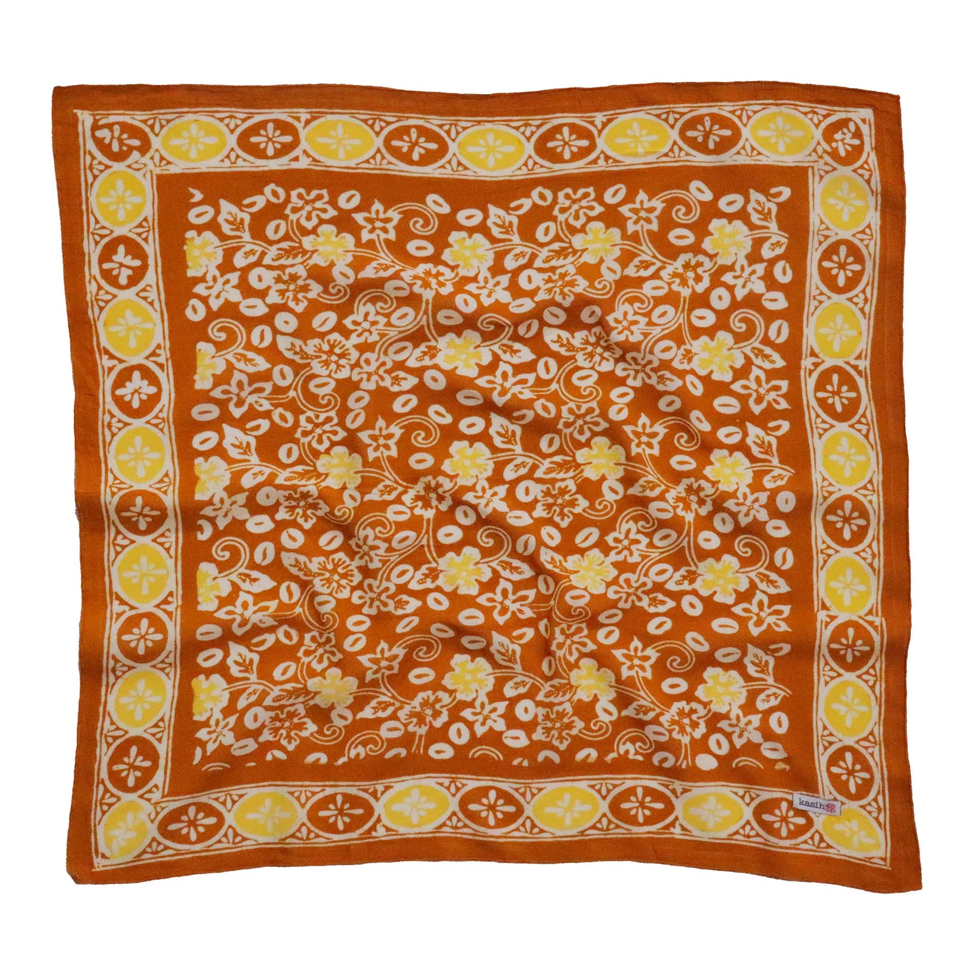 Batik Bandana – Scarlet Sunset | Orange