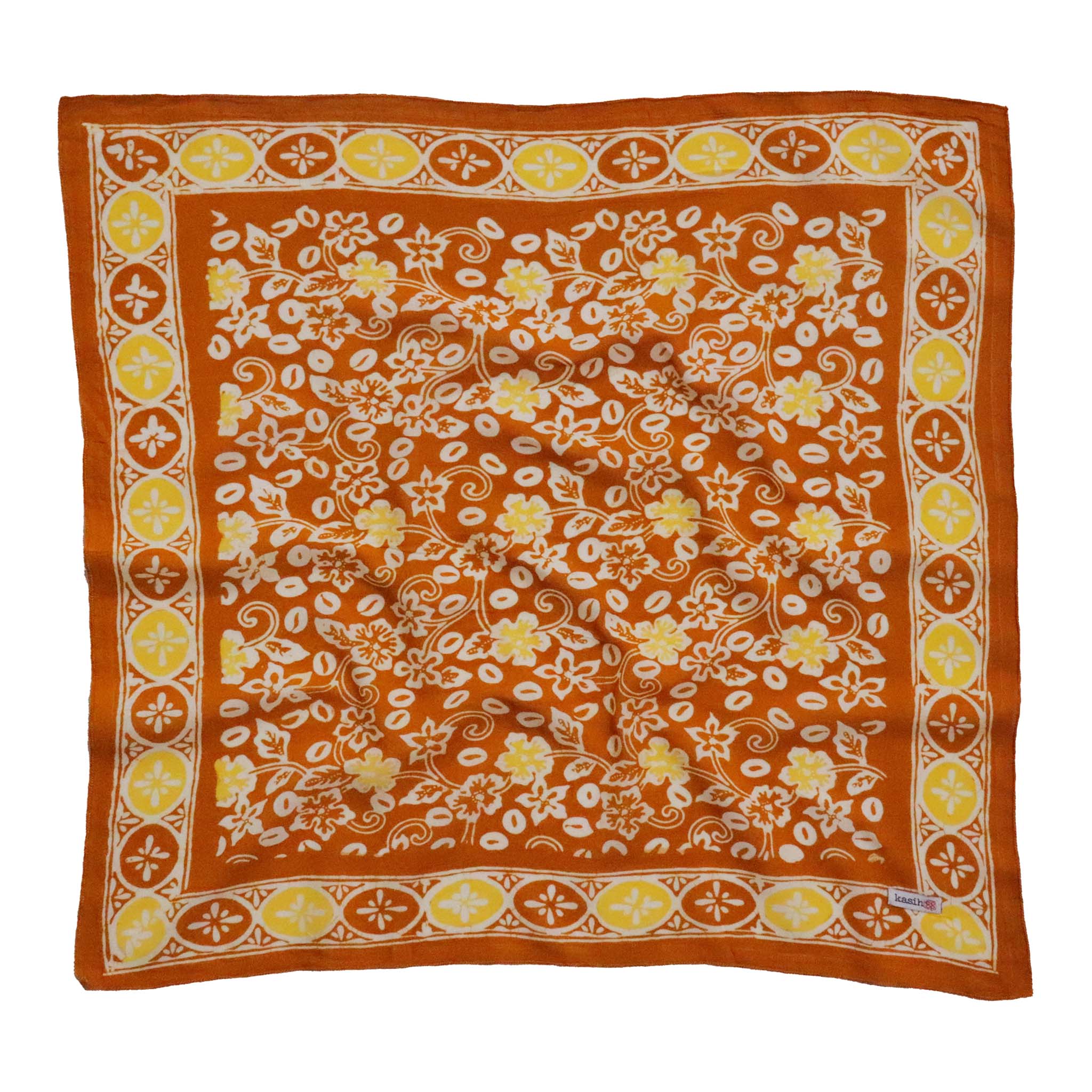 Batik Bandana - Scarlet Sunset, Orange