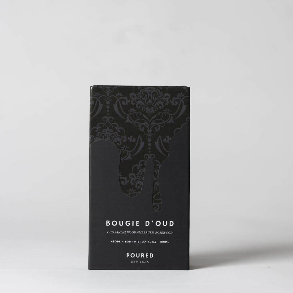 BOUGIE D'OUD: 10 OZ Soy Coconut Wax Candle