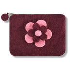 Two Layer Flower Coin Purses: Green