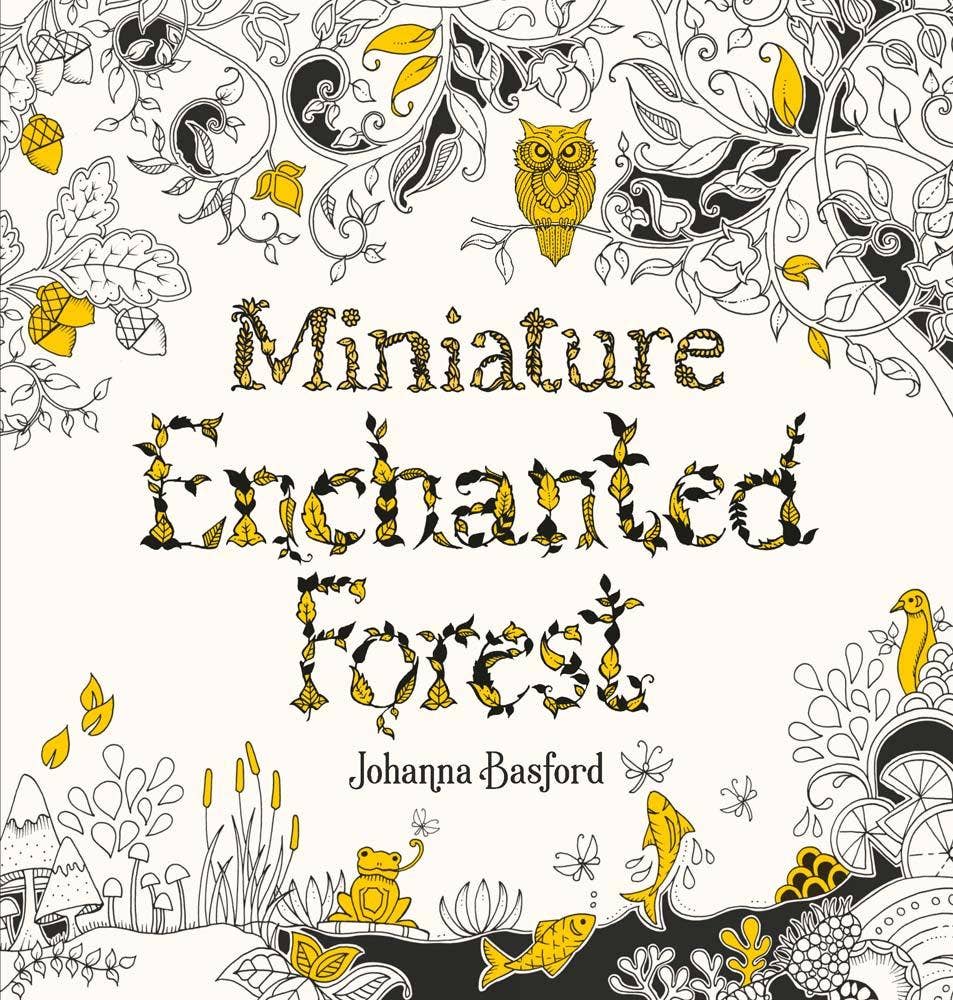 Miniature Enchanted Forest Coloring Book