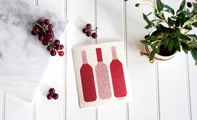Swedish Dishcloth - Wine - Burgundy: Burgundy