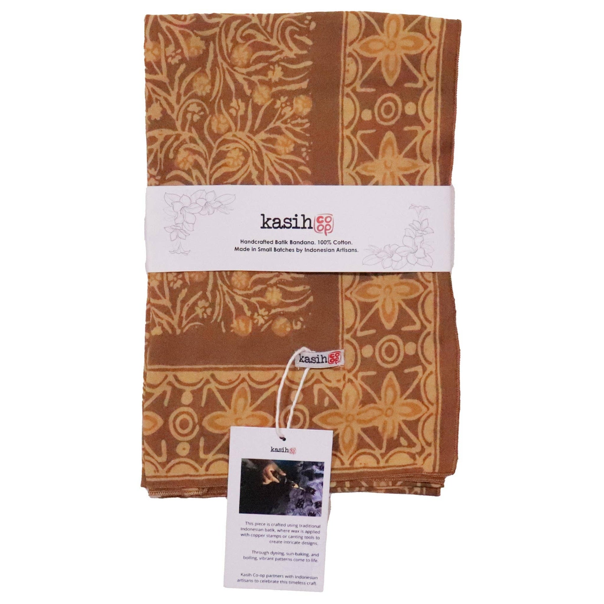 7:49 PMBatik Bandana – Mocha Perfection | Brown