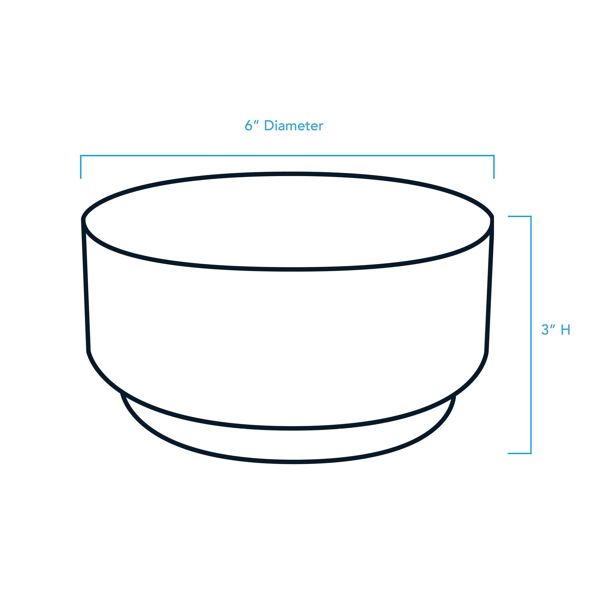 Pendleton Ceramic Food & Water Dog Bowl: Yakima Stripe / 6 inch