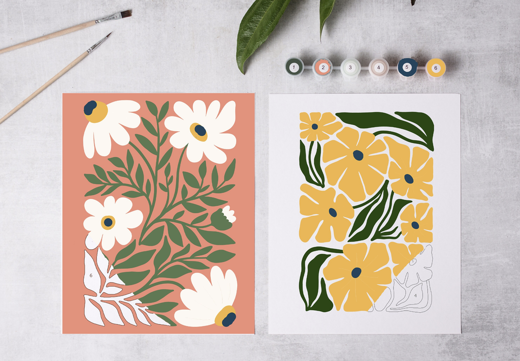 Field of Daisies – Paint-By-Number Kit
