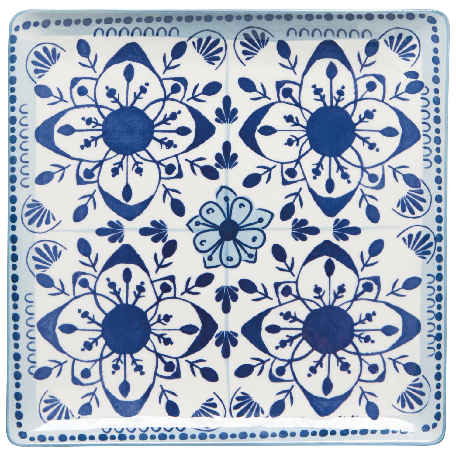 Porto Stamped Dinner Plate | 10"