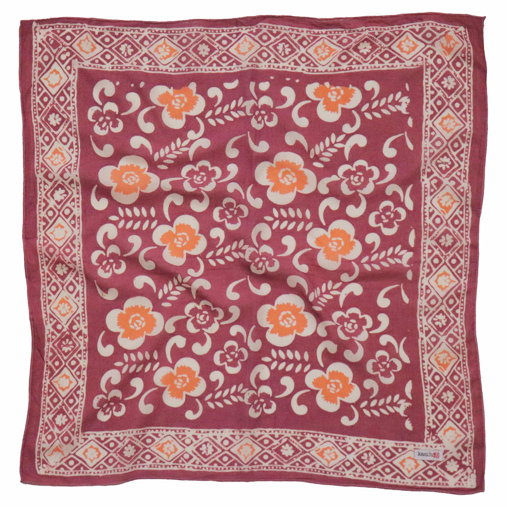 Batik Bandana - Plumeria