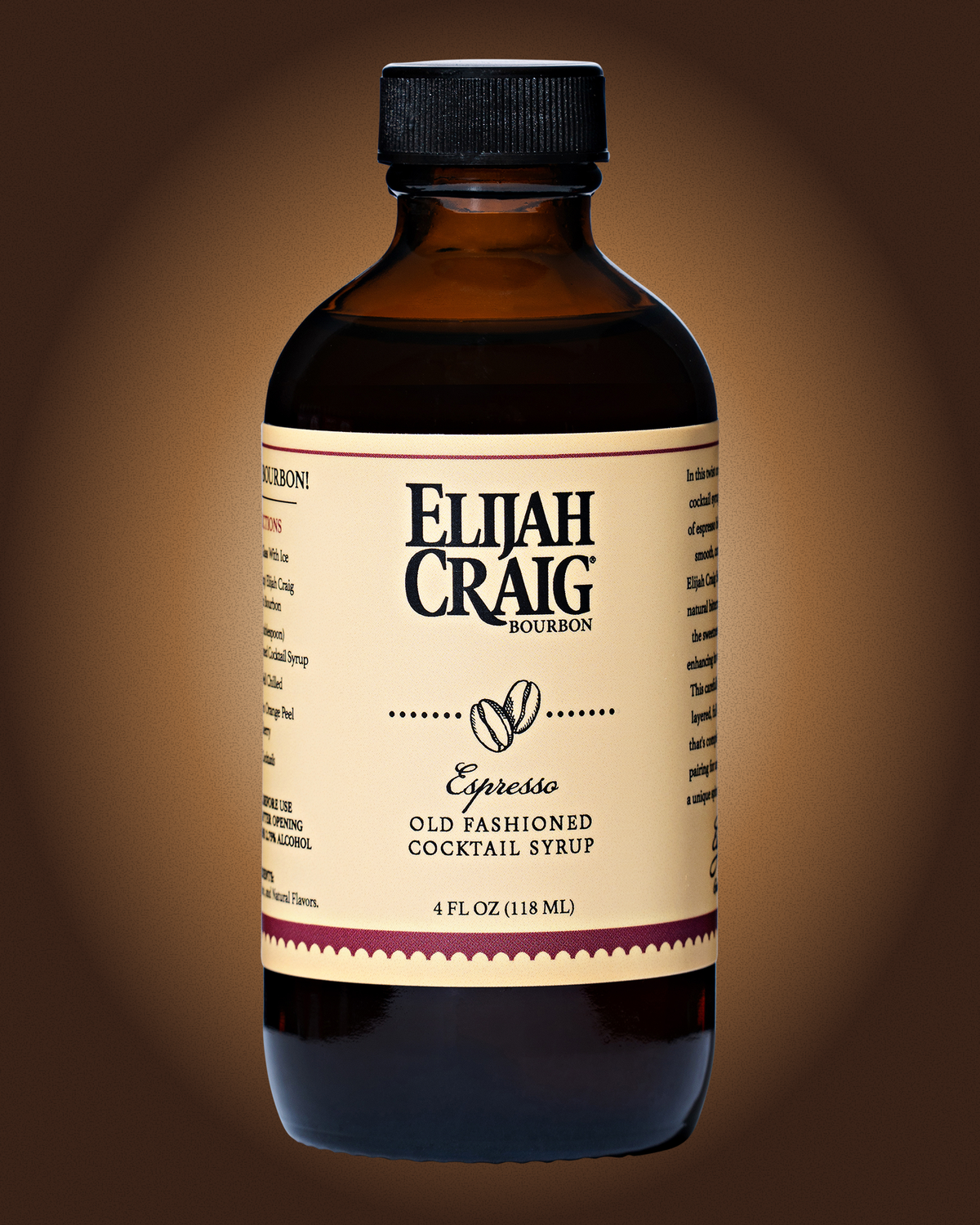 Espresso Old Fashioned Cocktail Syrup, Bitters Included | 4 oz