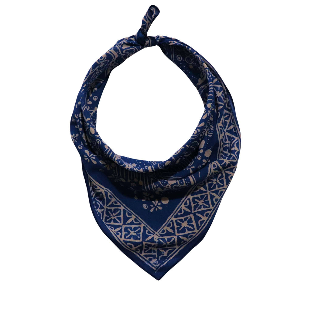 Batik Bandana - Tidal Flow, Blue