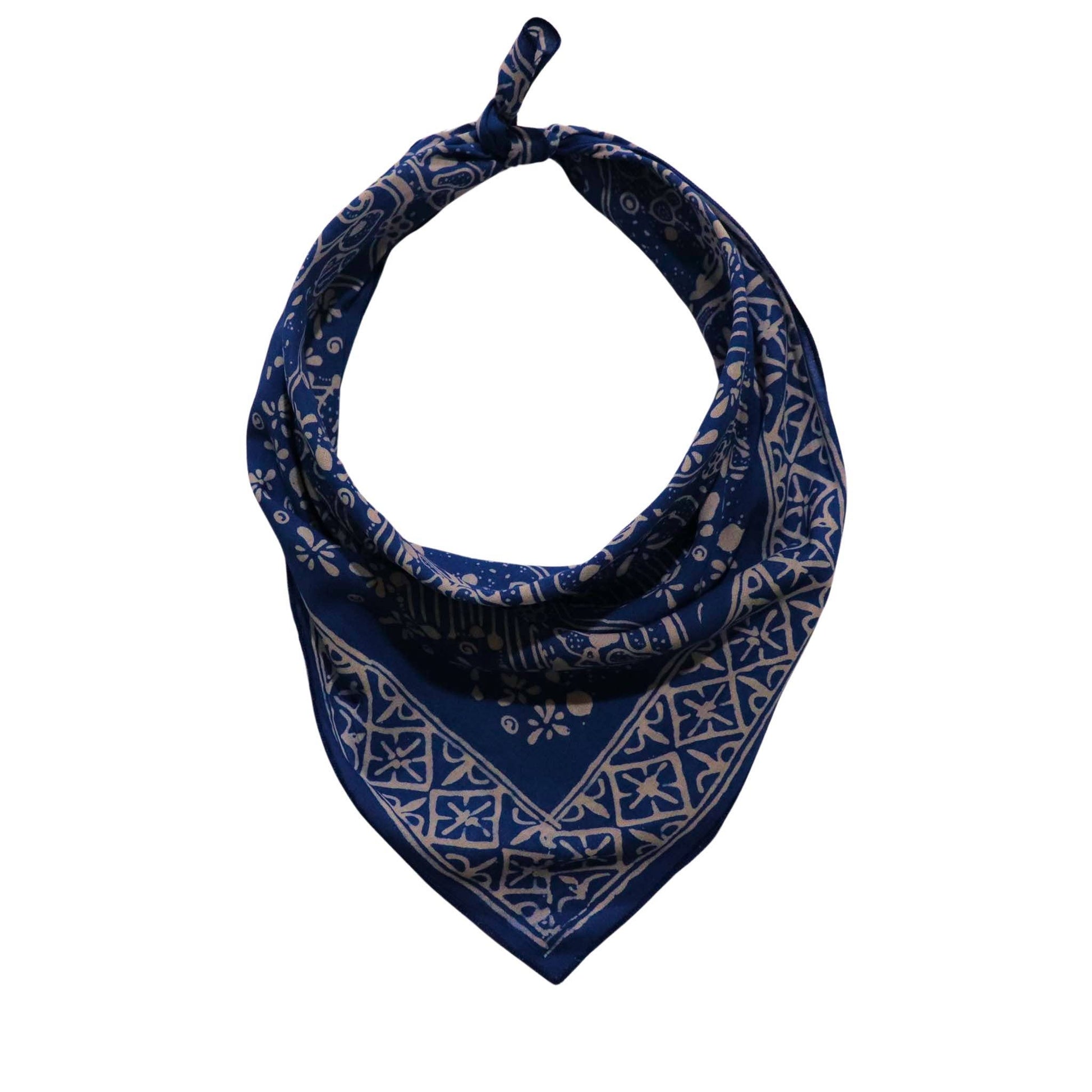 Batik Bandana - Tidal Flow, Blue