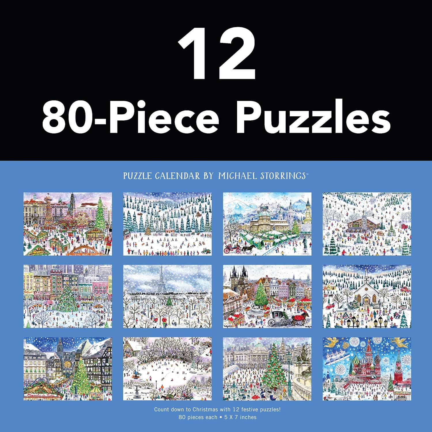 Michael Storrings 12 Days of Christmas Advent Puzzle Calendar