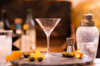 Crystal Martini Glasses with Stars Design