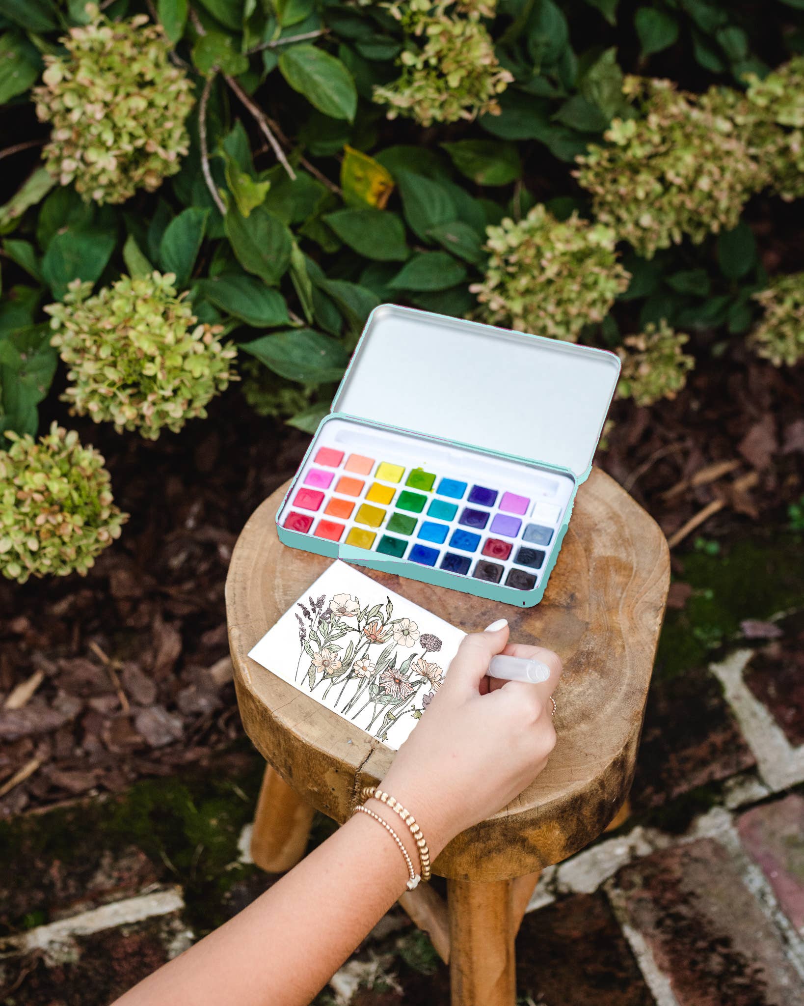Wildflower Meadow – Watercolor Painting Kit