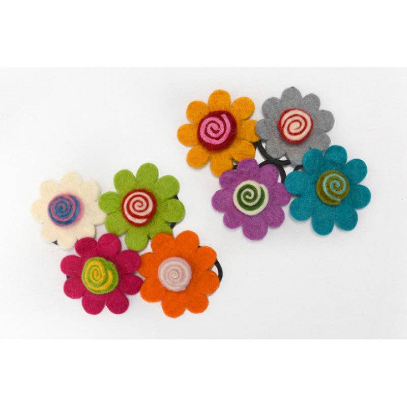 One Layer Spiral Flower Hair Band