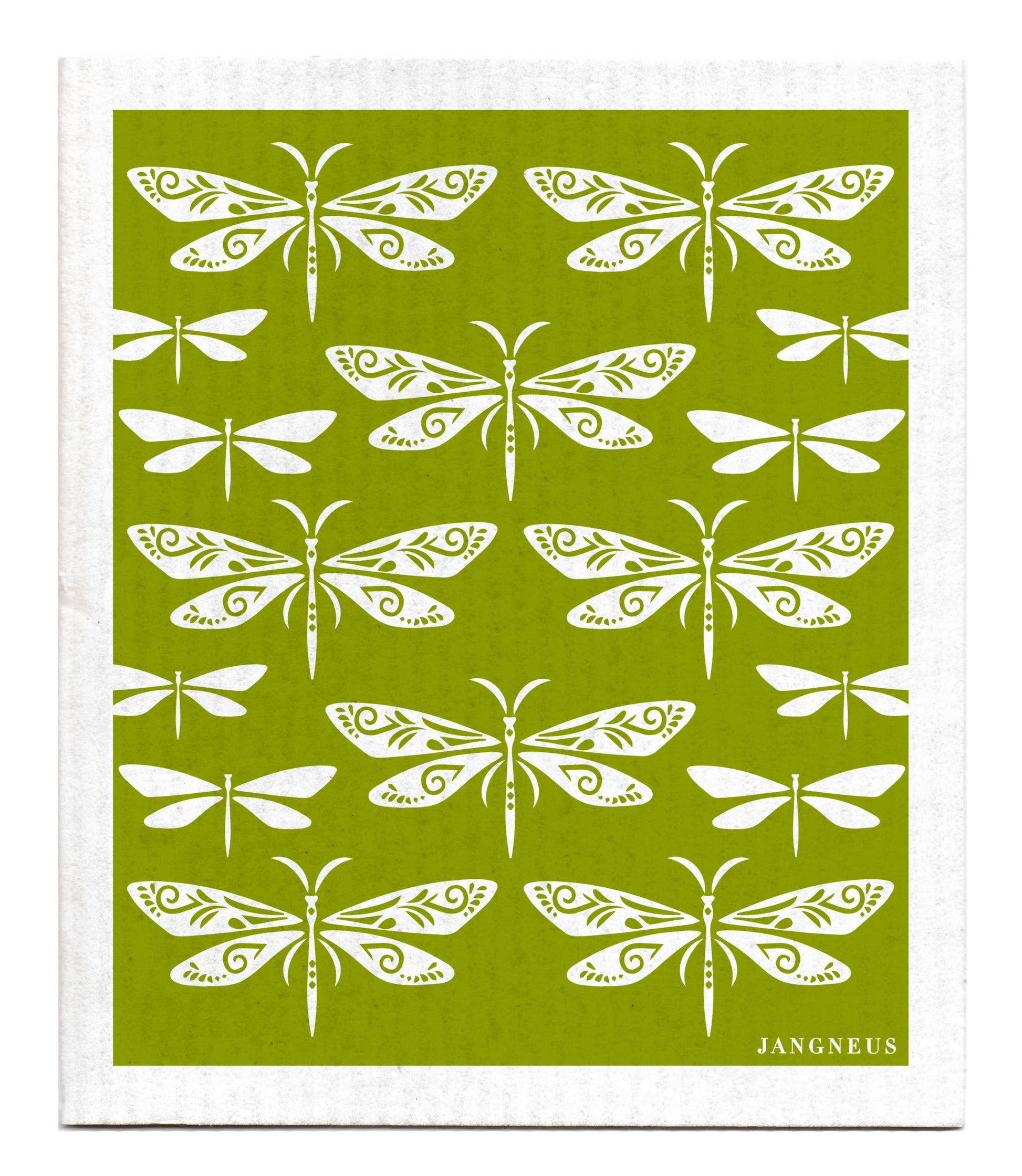 Swedish Dishcloth - Dragon Fly - Green