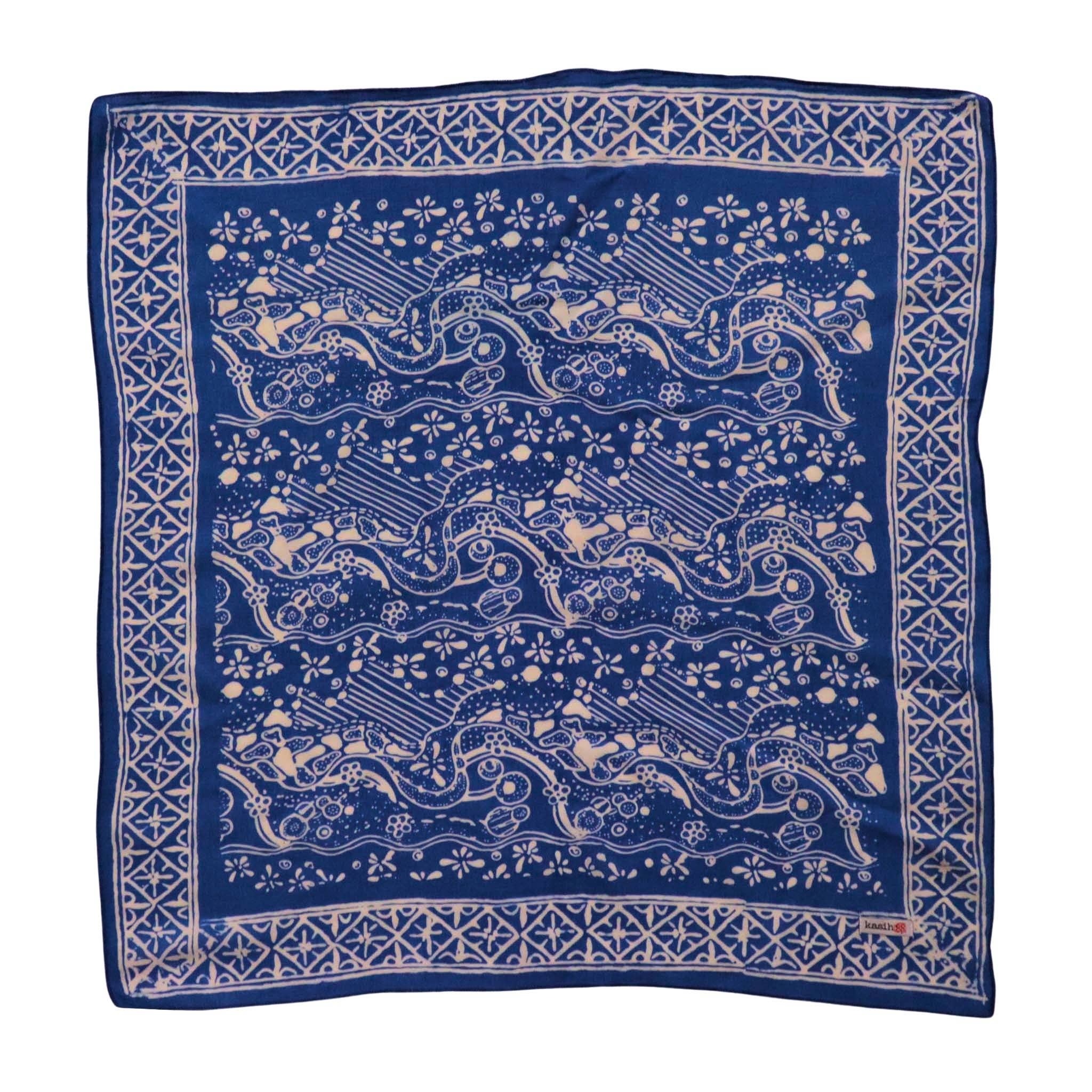 Batik Bandana - Tidal Flow, Blue