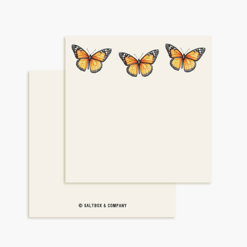 Monarch Butterflies Mini Notes | Set of 50