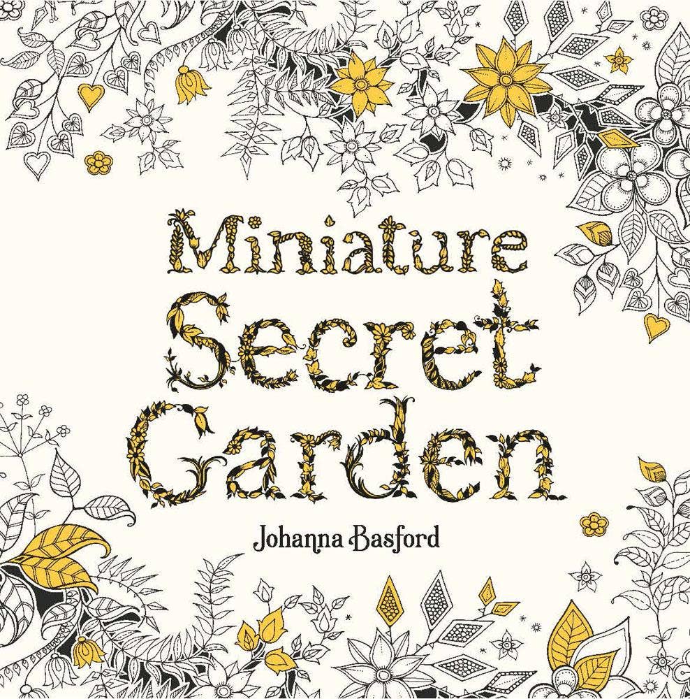 Miniature Secret Garden Coloring Book