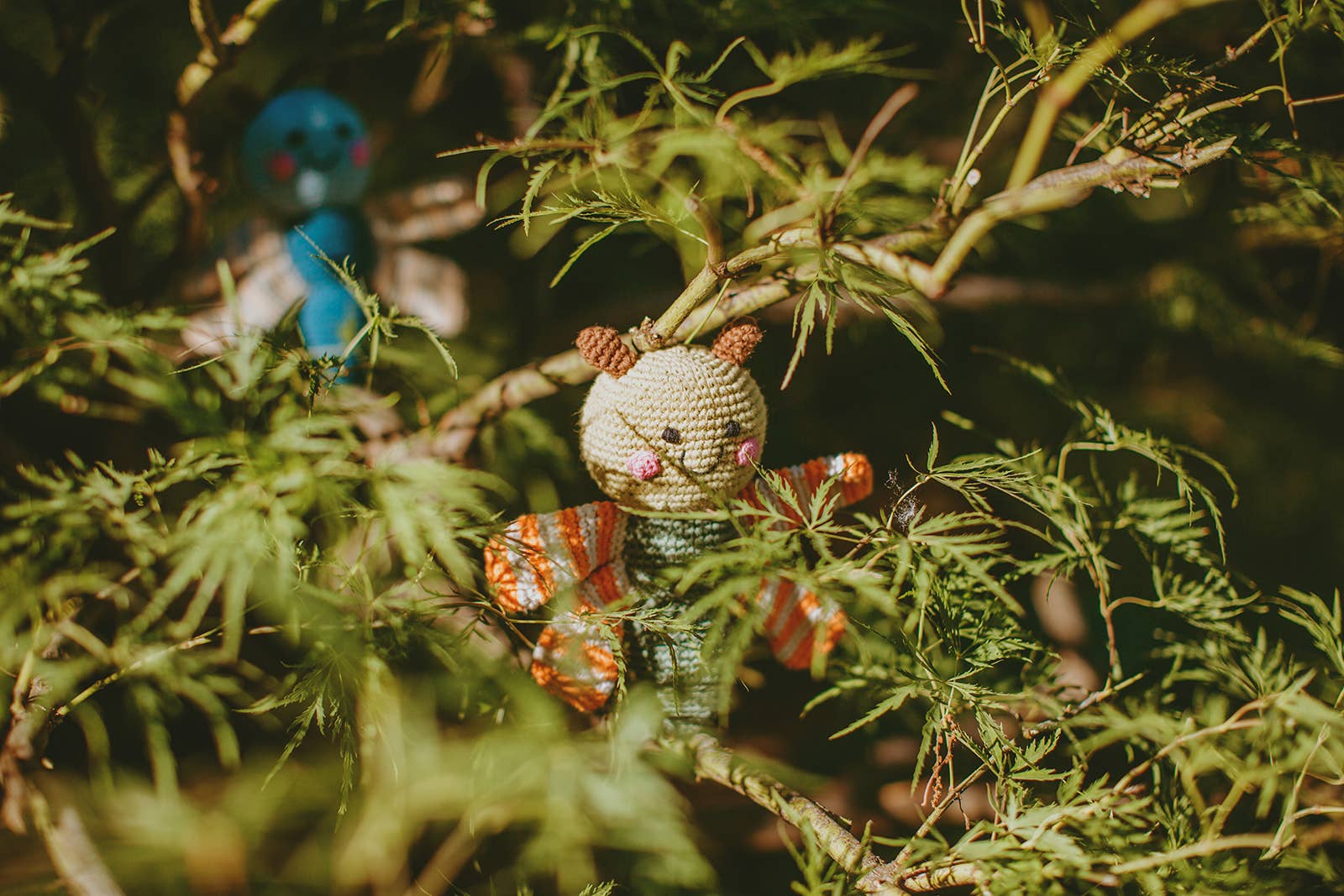 Winged Dragonfly Rattle - Garden-Themed Toy: Blue