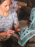 Batik Bandana-Leaf Lovers, Green