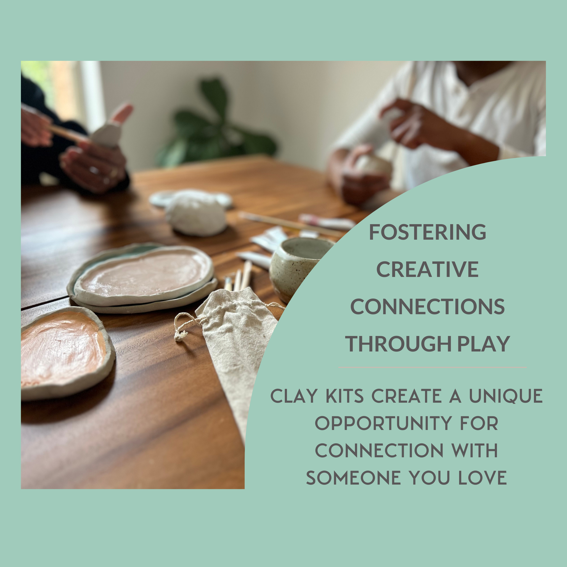 Kids Deluxe Clay Date Activity Kit – Clay Kit for Two