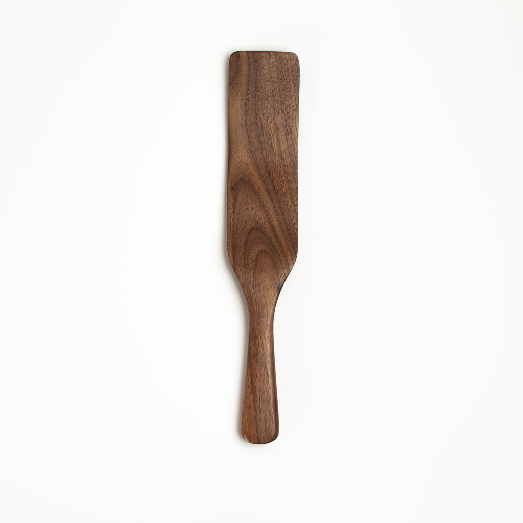 11" Walnut Wood Spurtle - Kitchen Cooking Utensil