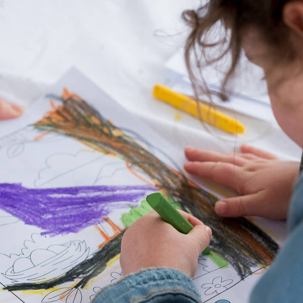 Beeswax Crayons – Triangle | 8 Natural & Non-Toxic Colors