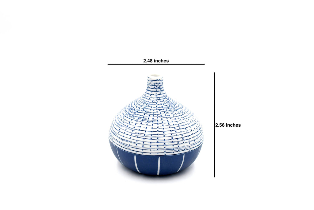 MIXBLUE CONGO TINY S - Porcelain bud vase