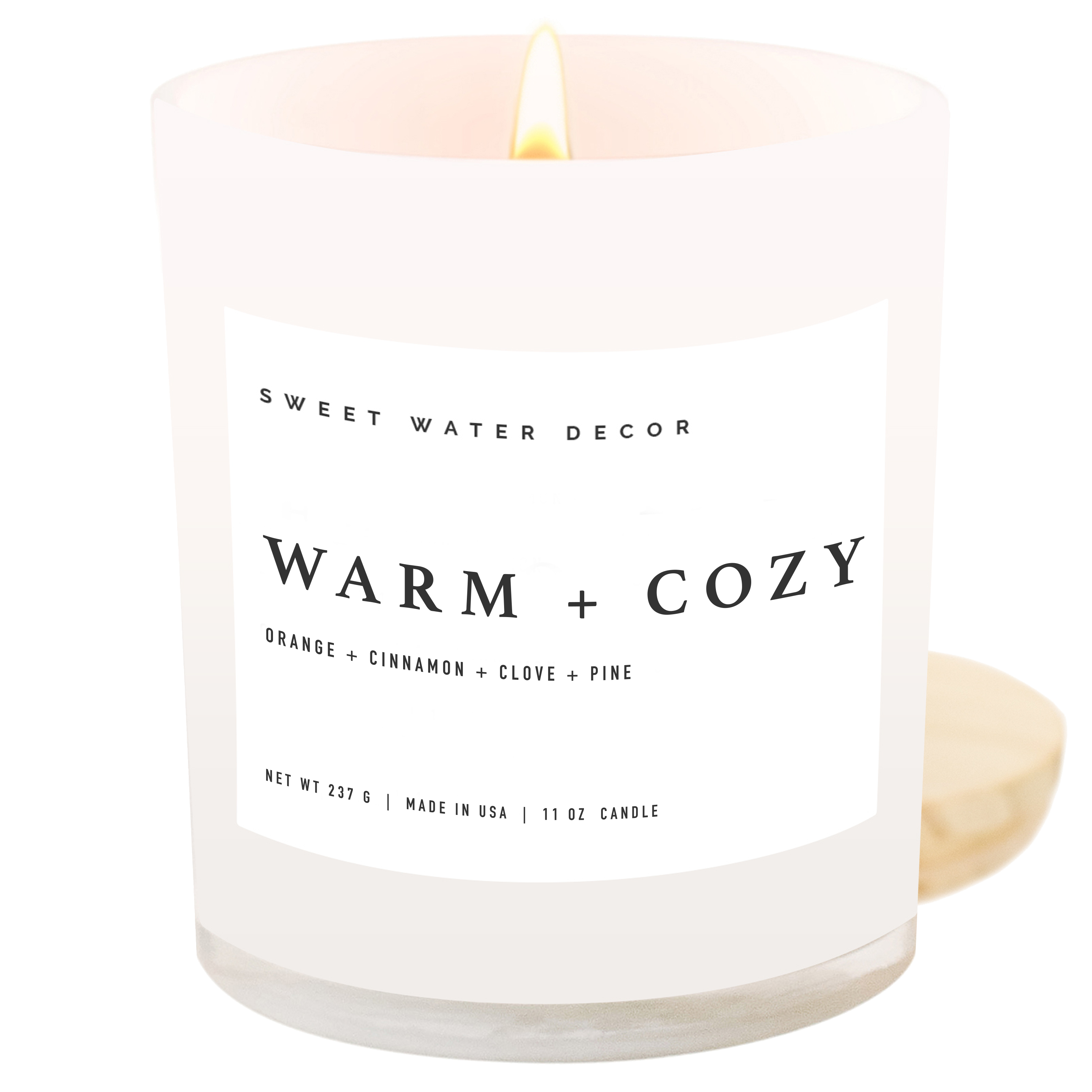 Warm and Cozy 11 oz Soy Candle
