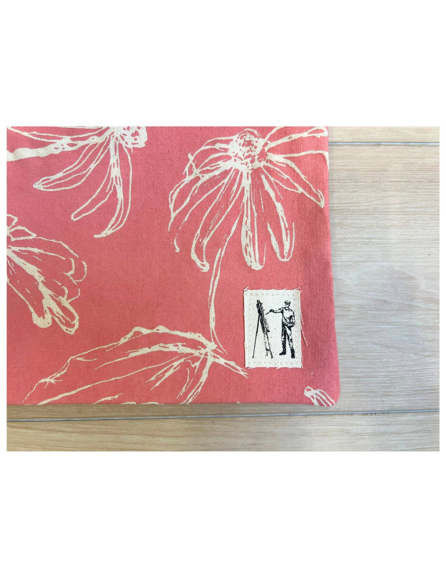 Driftwood Zippered Pouch -  Pink