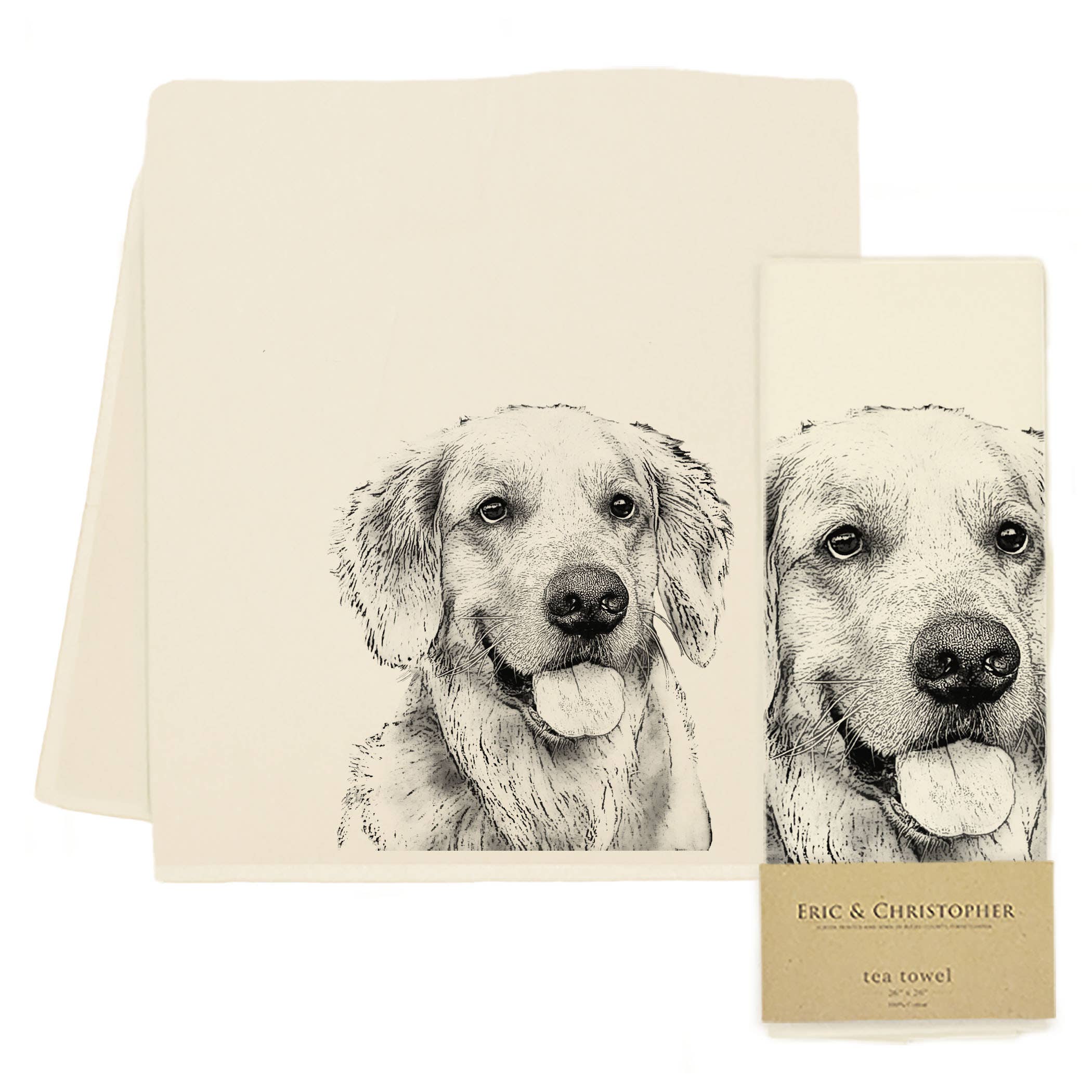 Golden Retriever 2 Tea Towel