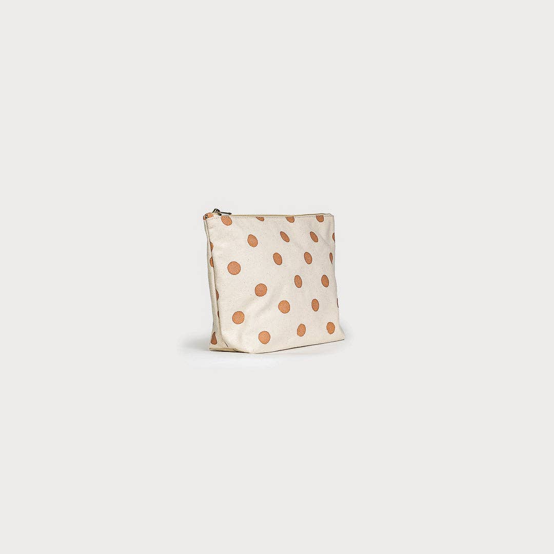 Clay Dot Large Waterproof Pouch