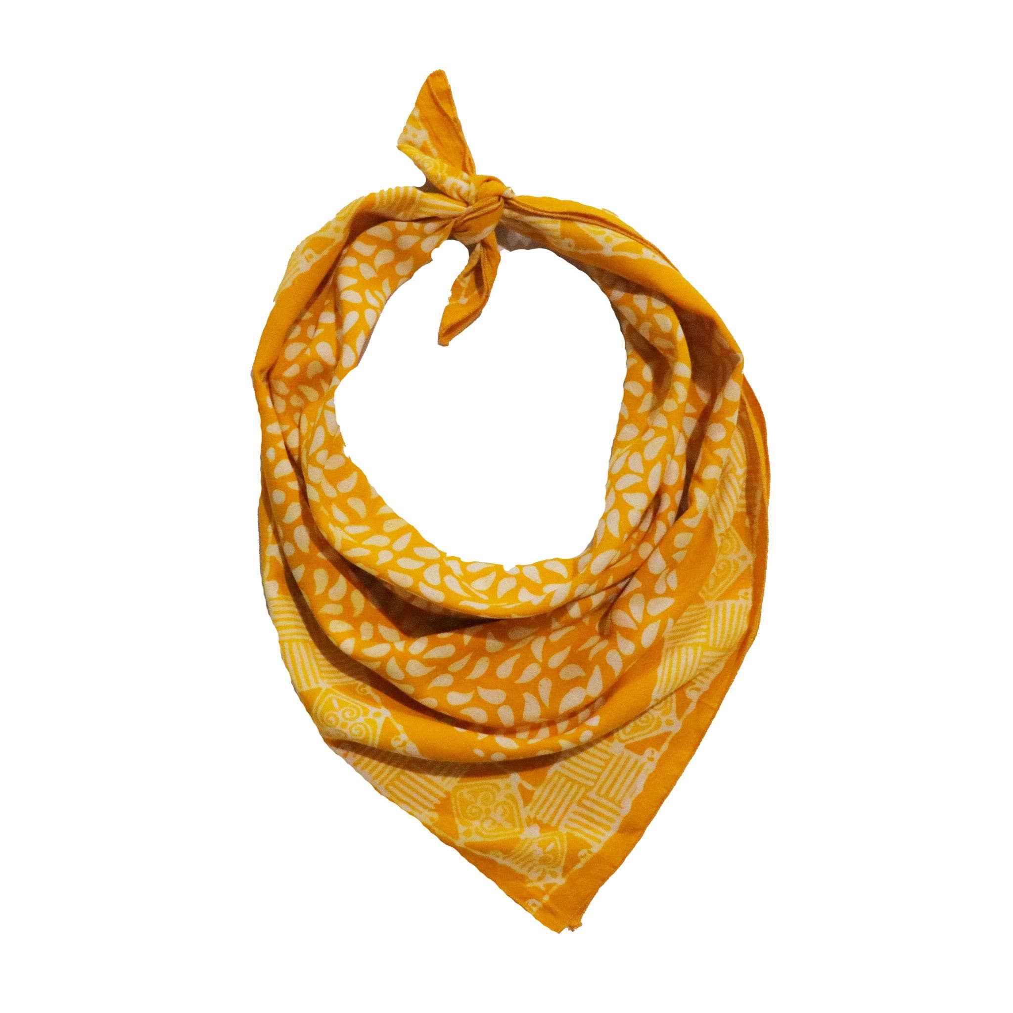 Batik Bandana- Sunrise Mist, Yellow