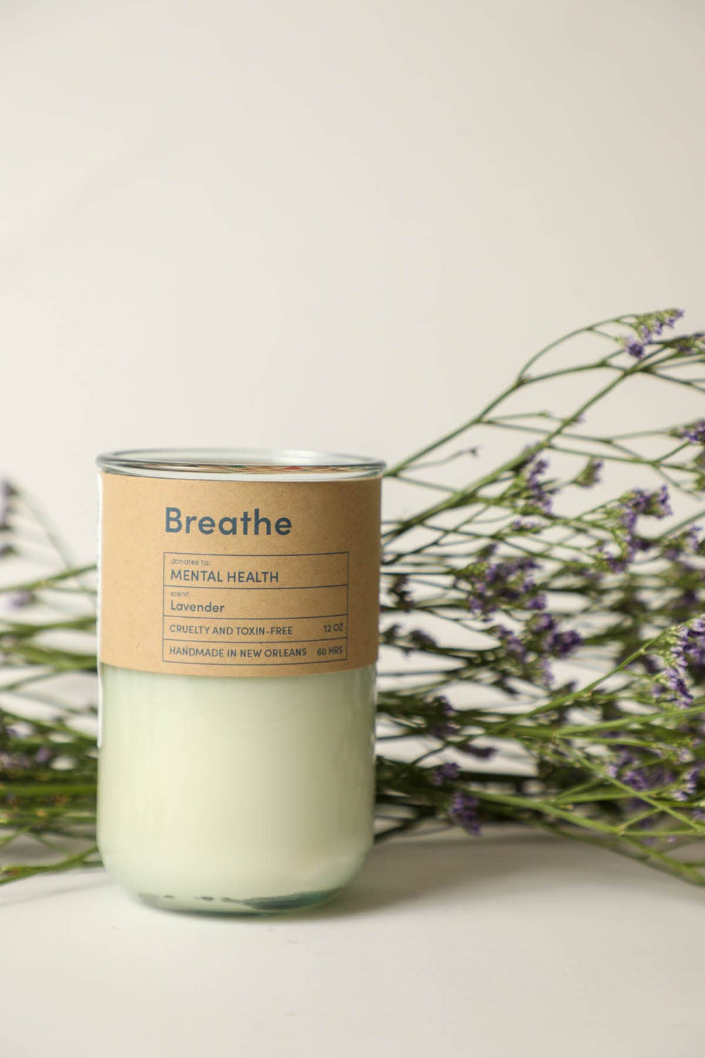 BREATHE – Lavender Mental Health Candle | 12 oz.
