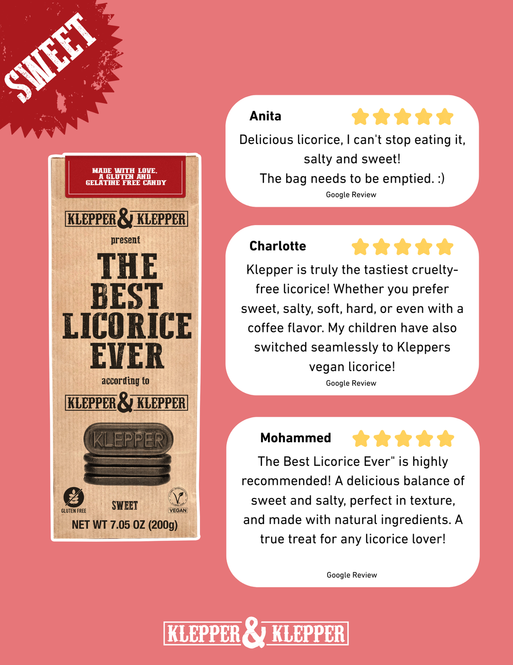 Sweet Licorice — Soft Vegan Premium | Klepper & Klepper