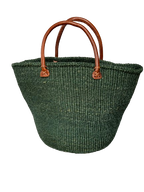 Dark Olive Satchel Tote