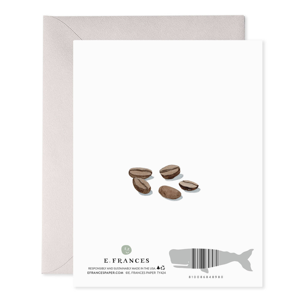 Espresso Thanks | Espresso Martini Thank You Greeting Card
