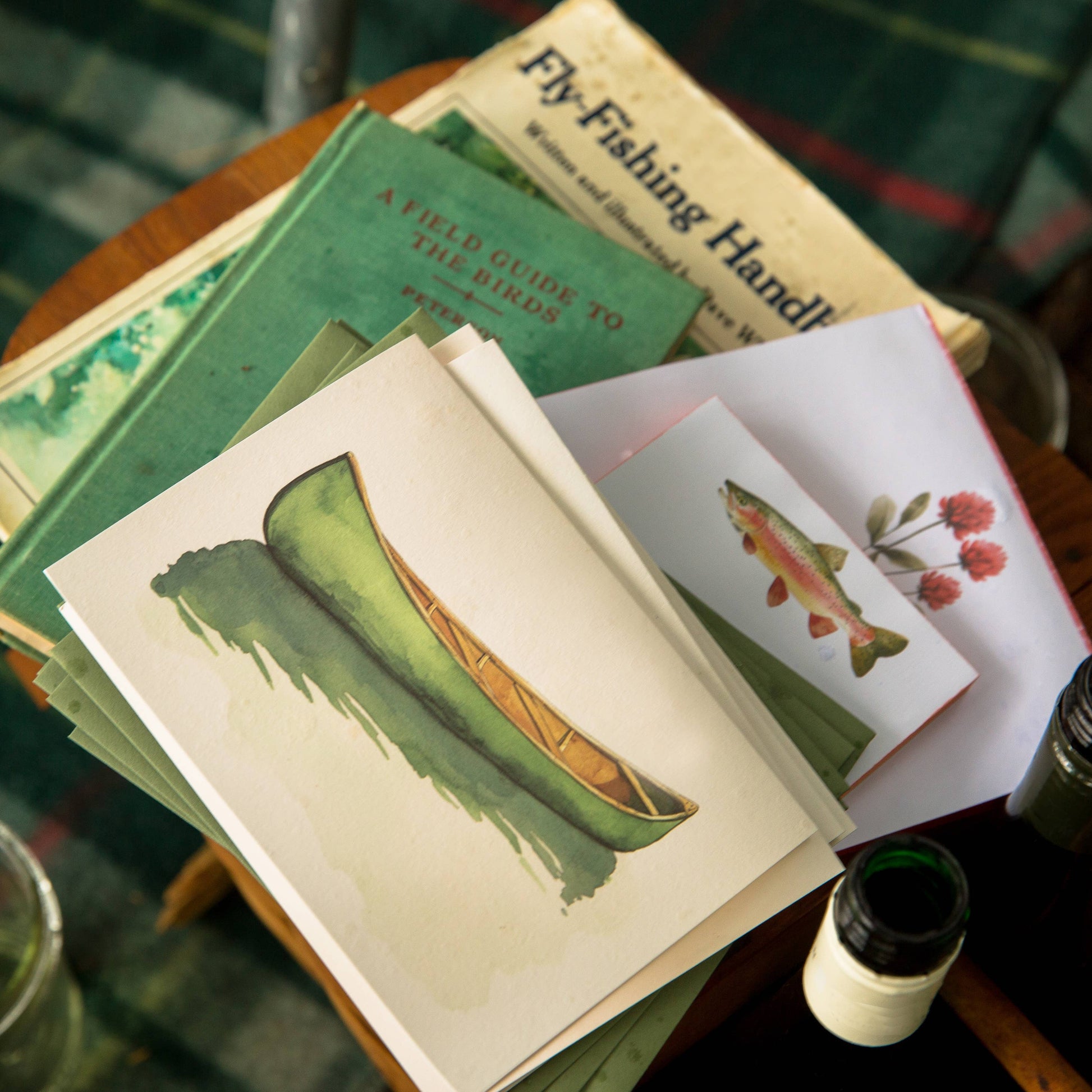 Emerald Canoe Note Cards | Set of 6